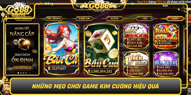 Nhung Meo Choi Game Kim Cuong Hieu Qua